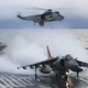 Image for article titled Watch Harriers Launch For The Last Time Off The Drenched Deck Of HMS Ark Royal